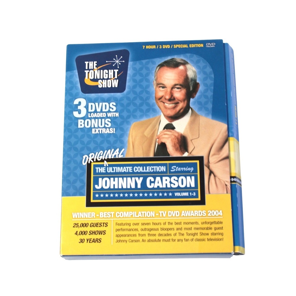 Johnny Carson The Tonight Show Ultimate Collection‎ 3 DVD Set Special Edition TV